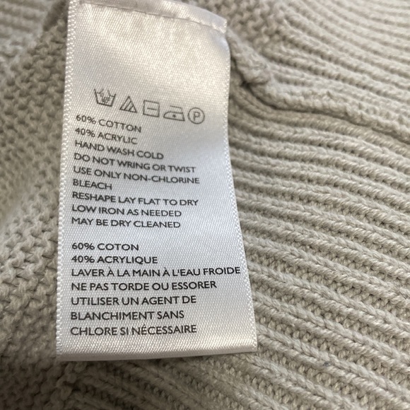 BDG Urban Outfitters Chunky Colorblock Sweater Light Grey Dark Gray Women SP - Picture 11 of 13